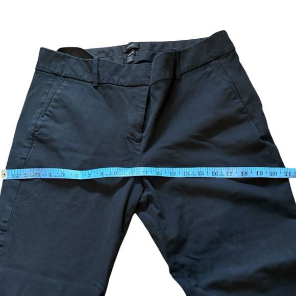 J. Crew Black Black Bi-Stretch Cameron Crop Pant - Size 12 - Picture 6 of 7